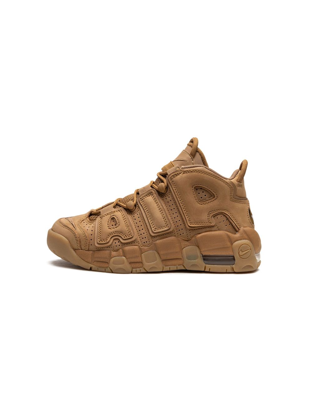 Shop Nike Air More Uptempo Se Sneakers In Brown