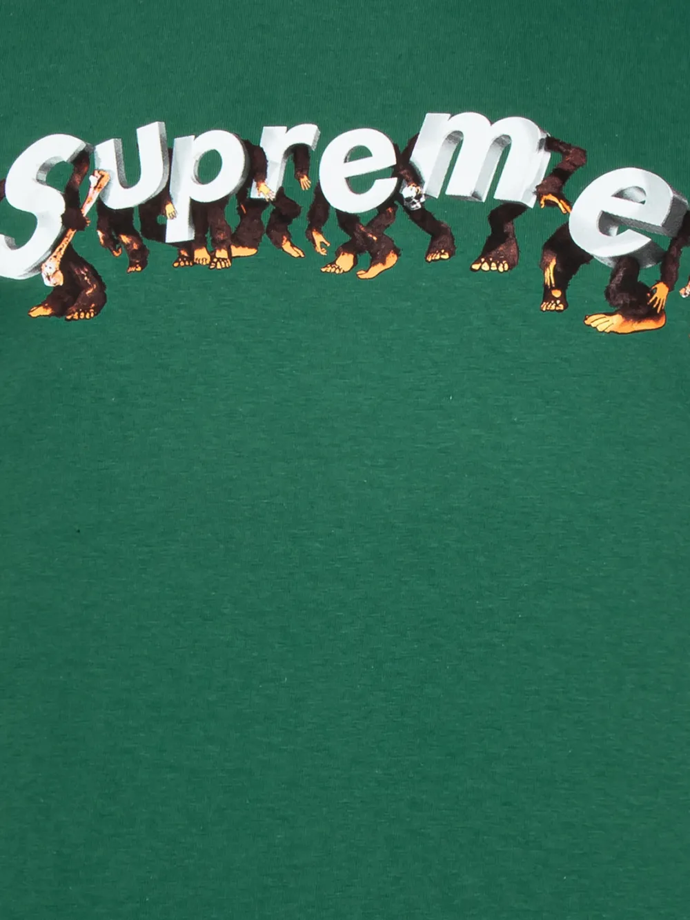 фото Supreme футболка apes с логотипом