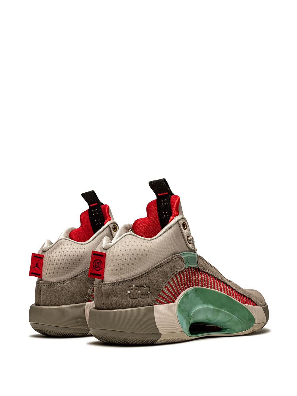 Shop Jordan X Clot Air  35 Sp "terra Cotta" Sneakers In Brown
