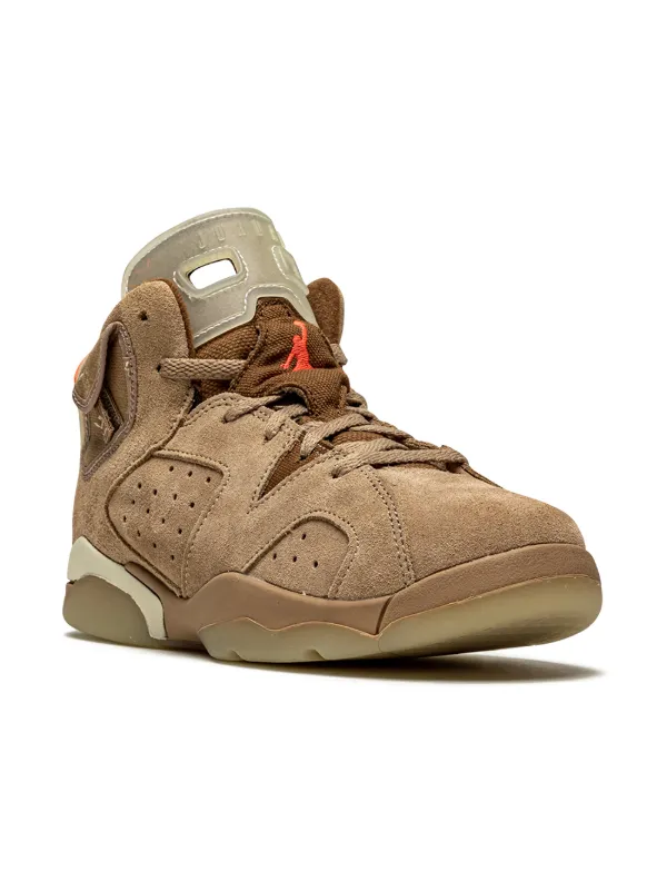 Jordan Kids x Travis Scott Air Jordan 6 Retro British Khaki ...