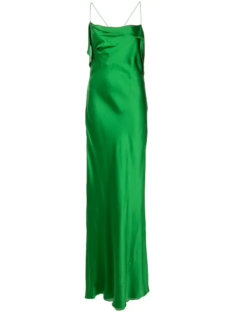 Michelle Mason bias-cut silk gown