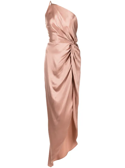 Michelle Mason twist-knot silk gown