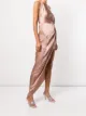 Michelle Mason twist-knot silk gown