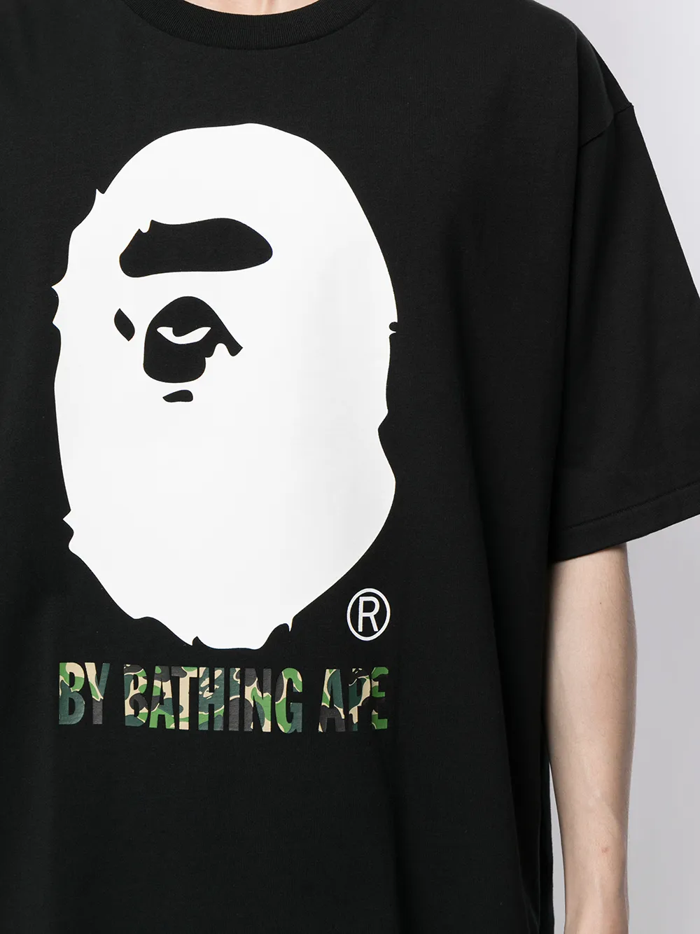 фото A bathing ape® футболка с графичным принтом