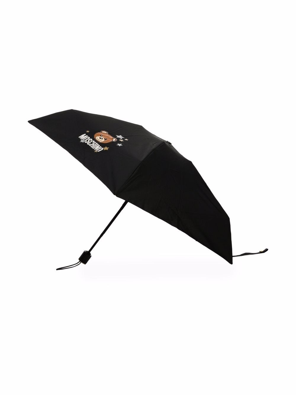 Moschino Paraplu met teddybeerprint - Zwart