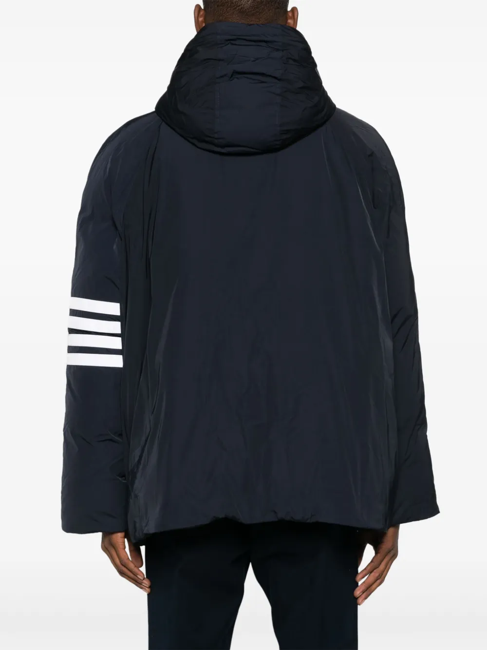 Thom Browne Jack met capuchon Blauw