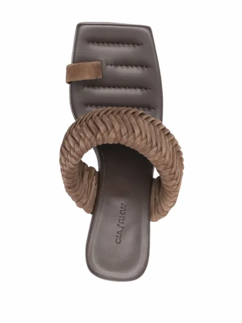 StclaircomoShops - GIA BORGHINI Rosie 1 100mm Sandals - Чорні 