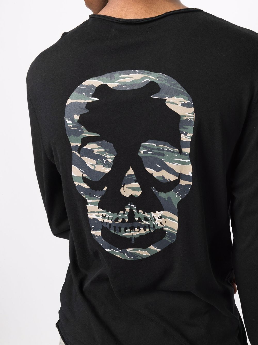Zadig&Voltaire Camouflage Skull Print Top - Farfetch
