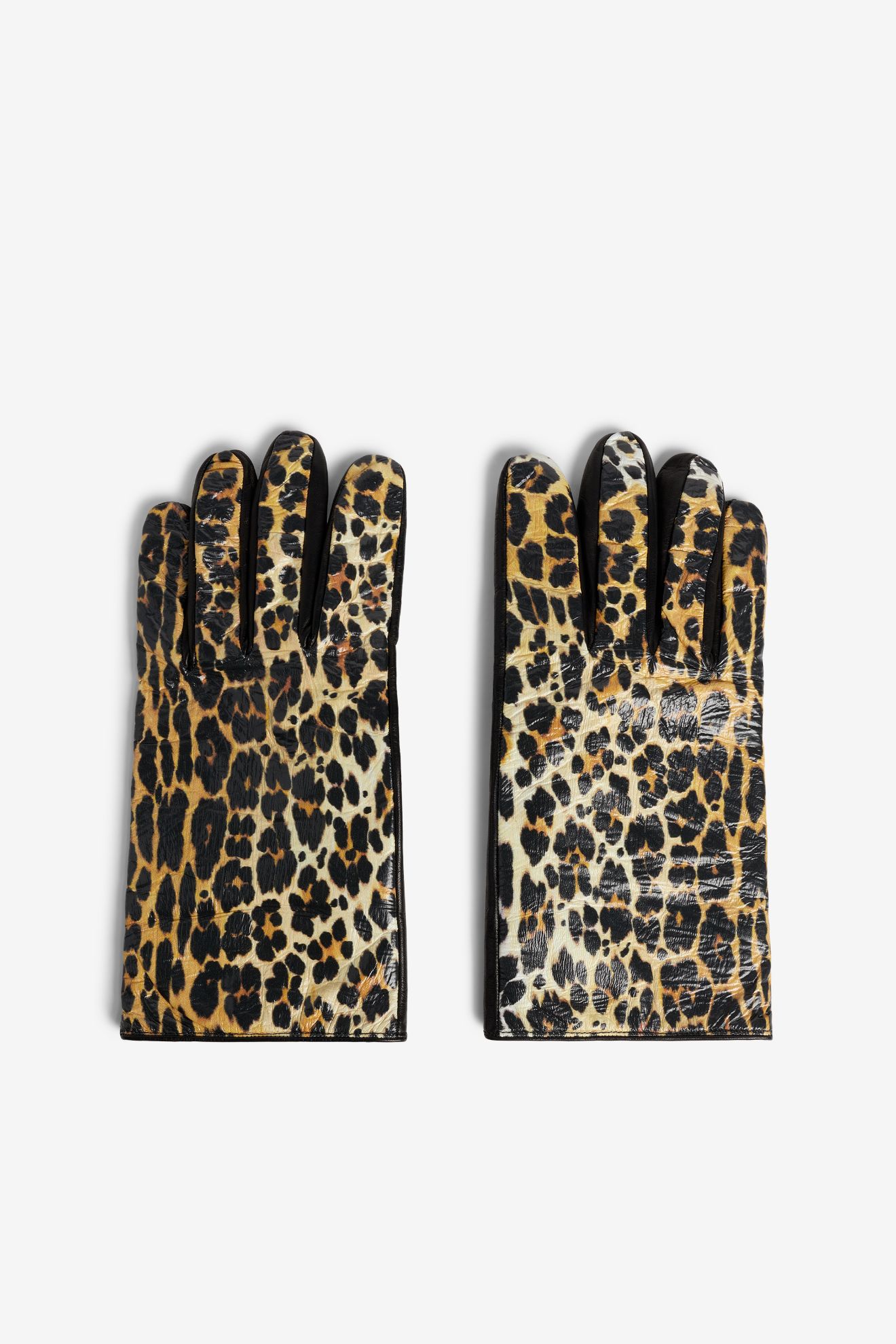 leather flip top gloves