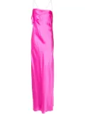 Michelle Mason bias-cut silk gown - Pink