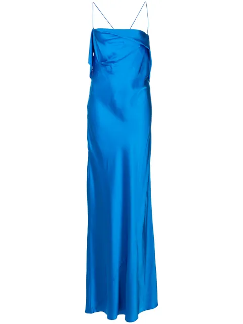Michelle Mason bias-cut silk gown