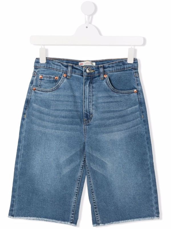 levis knee length shorts