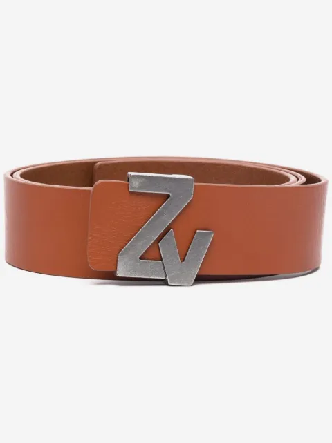 Zadig&Voltaire logo-buckle belt
