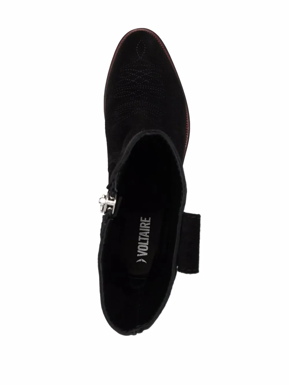 фото Zadig&voltaire ботинки pilar с вышивкой