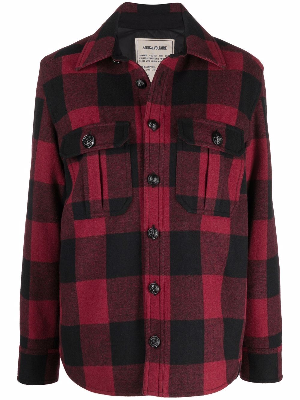 Zadig&Voltaire Timber gingham-check Overshirt - Farfetch