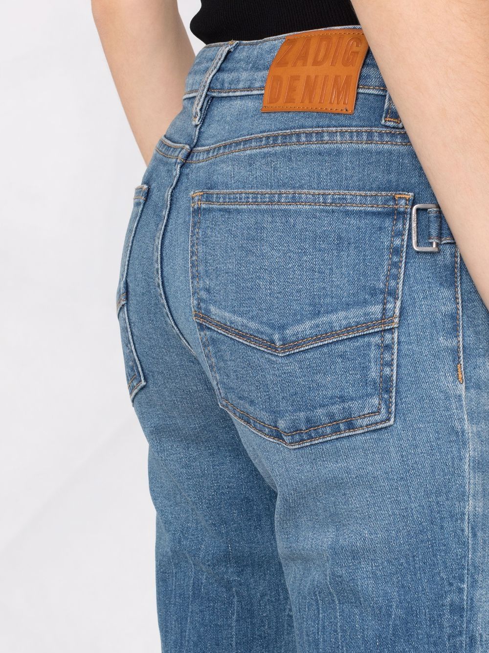 фото Zadig&voltaire укороченные джинсы ava кроя слим