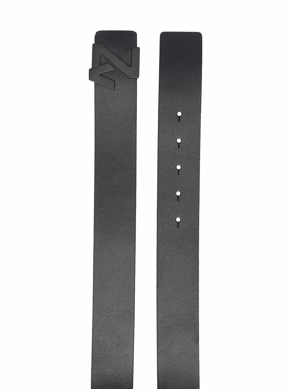 Shop Zadig & Voltaire Logo-buckle Belt In 黑色