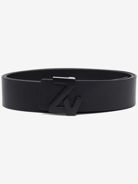 Zadig&Voltaire Initiale logo-buckle belt