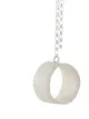 Detaj long chain ring earring