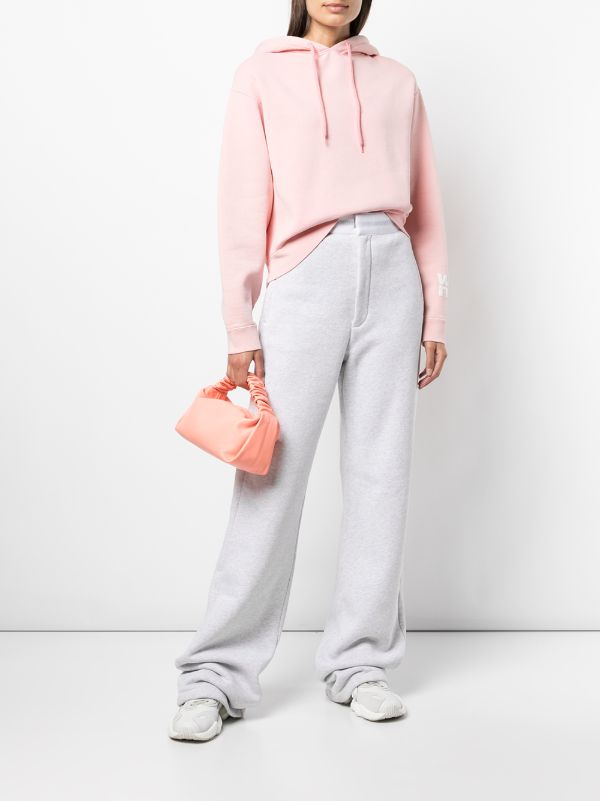 alexander wang pink moletom com capuz