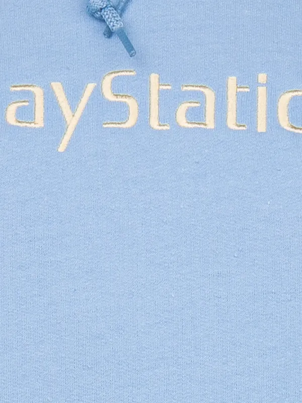 light blue playstation hoodie