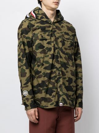 1st Camo Shark hooded jacket展示图