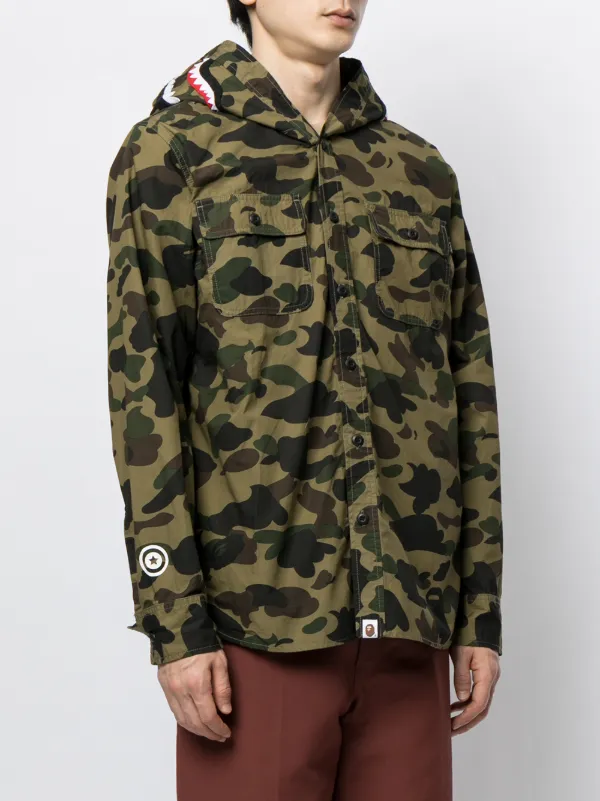 bape moletom com capuz black and camo