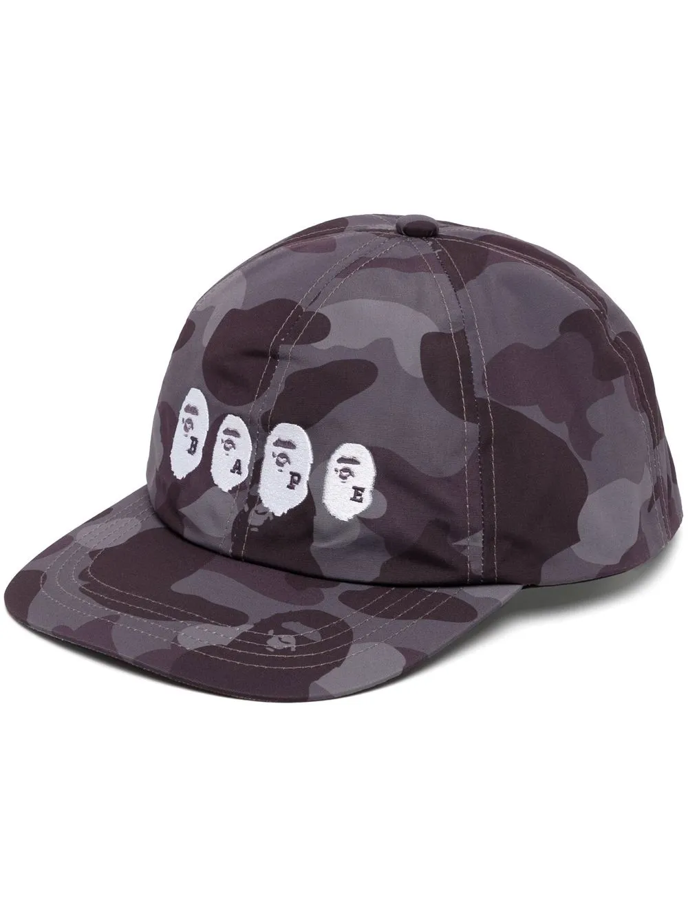 

A BATHING APE® logo-embroidered baseball cap - Black