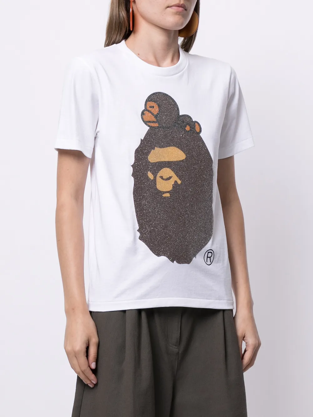 фото A bathing ape® футболка с логотипом