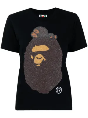 bathing ape t shirt women's