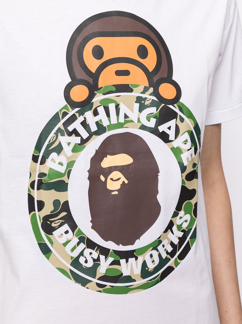 фото A bathing ape® футболка 1st camo milo on busy works