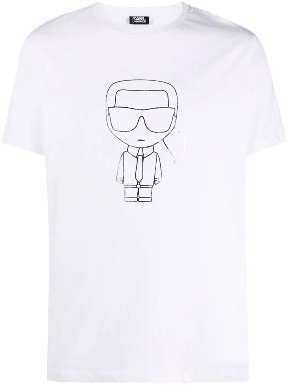 фото Karl lagerfeld футболка с принтом karl