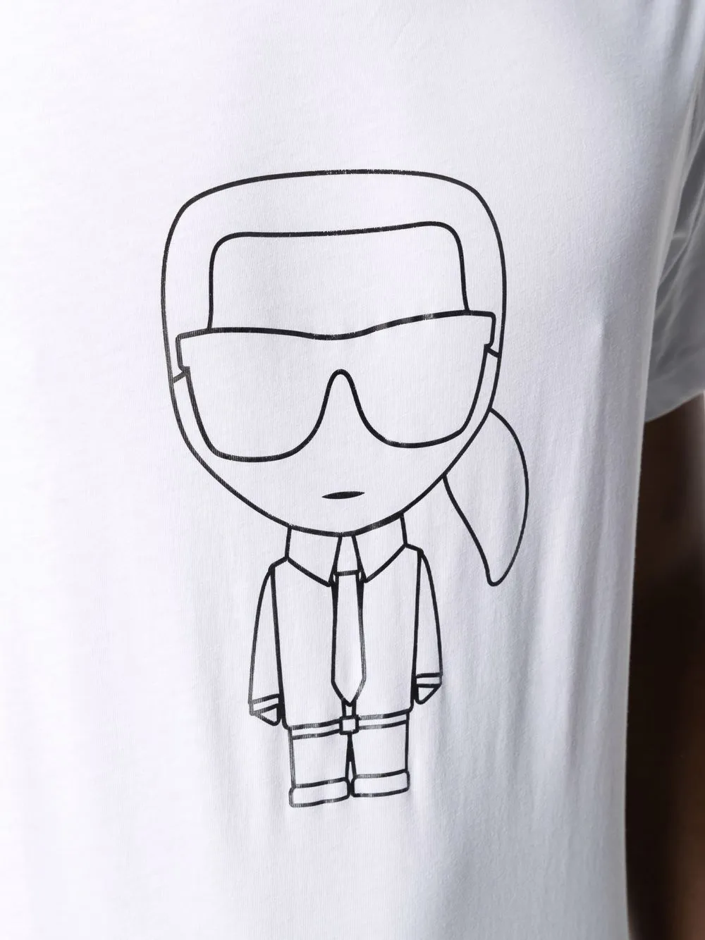фото Karl lagerfeld футболка с принтом karl