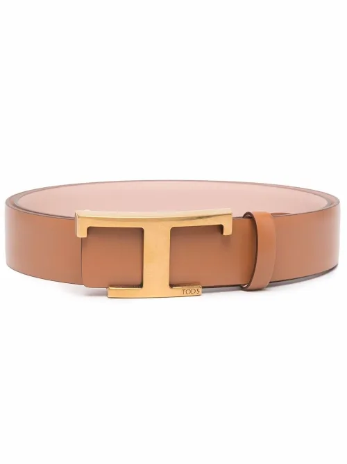 Ceinture en cuir à boucle logo - Tod's - Modalova