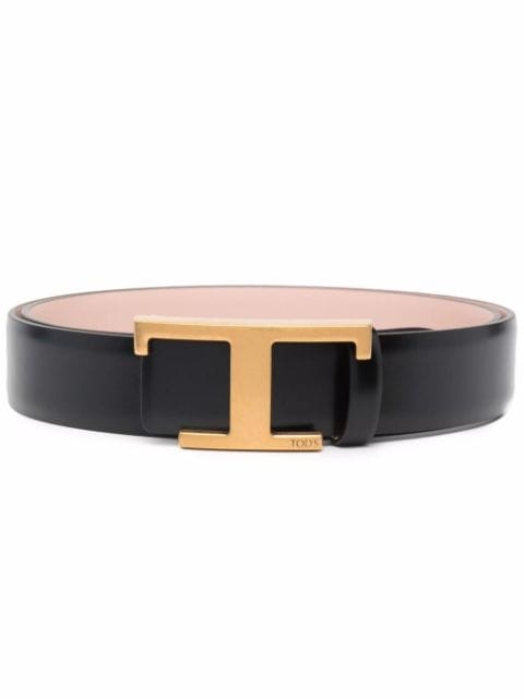 Tod's engraved-logo belt