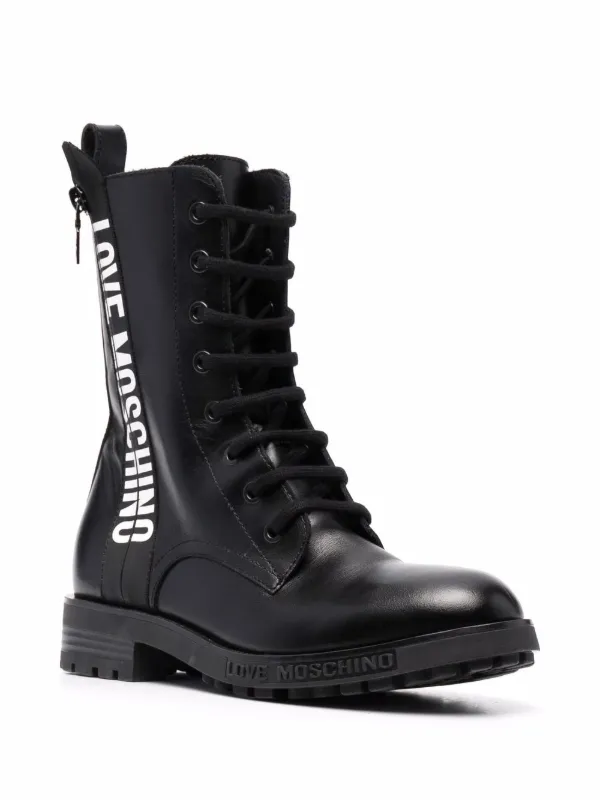 Love Moschino ロゴテープ ブーツ 通販 - FARFETCH