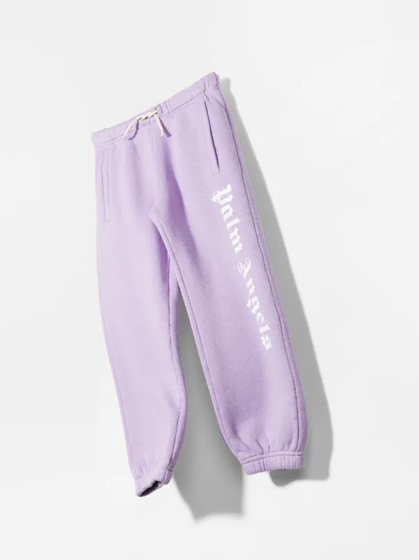 Palm Angels Kids purple logo-print 