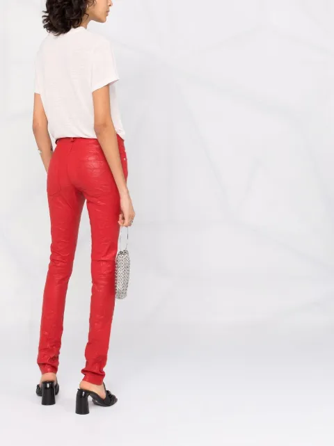 Zadig\u0026Voltaire Skinny Leather Trousers 