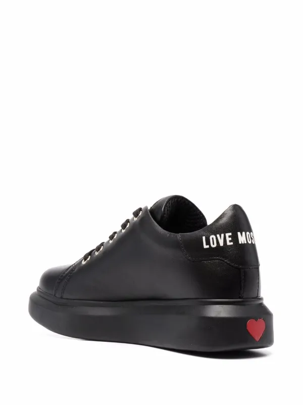 Sneakers love hot sale moschino nere