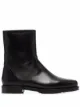 Image 1 of Manolo Blahnik side-zip leather ankle boots