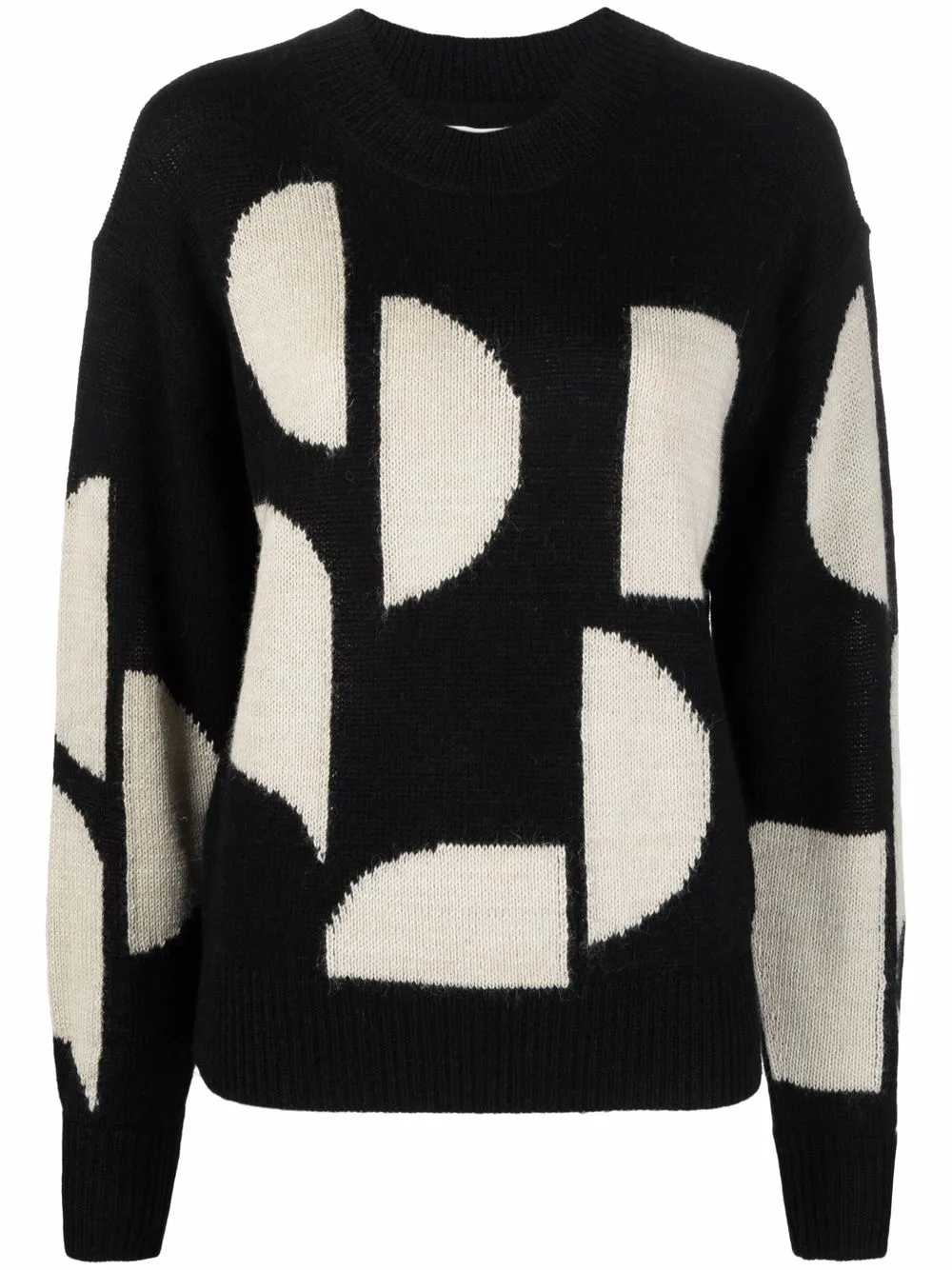 abstract knit jumper