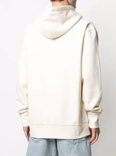 fear of god essentials pullover moletom com capuz applique logo taupe