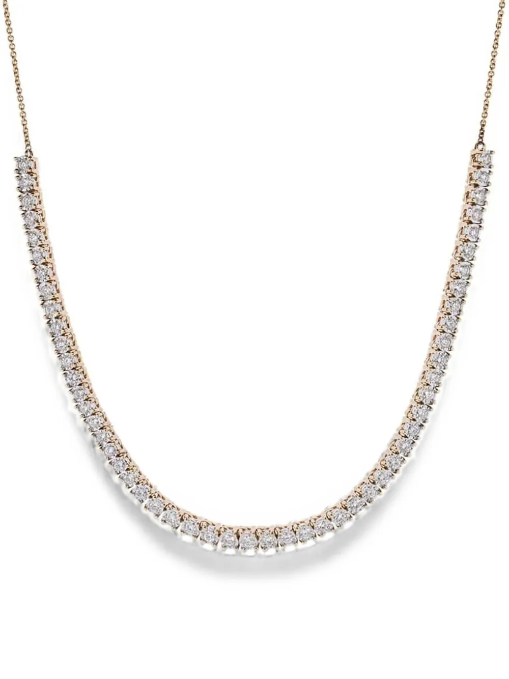 Dana Rebecca Designs Yellow Gold Ava Bea Diamond Tennis Necklace - Oro