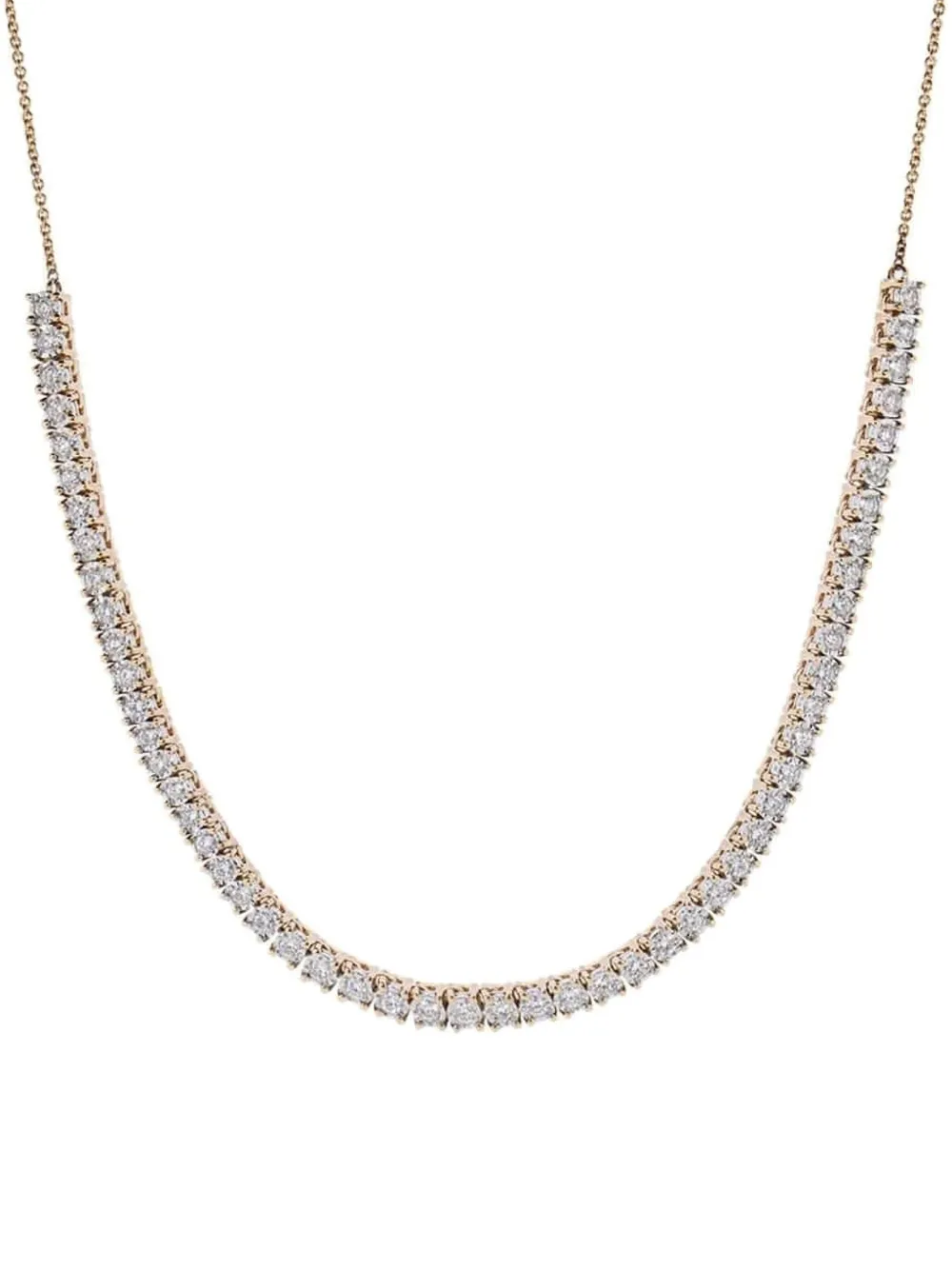 Dana Rebecca Designs Yellow Gold Ava Bea Diamond Tennis Necklace - Oro