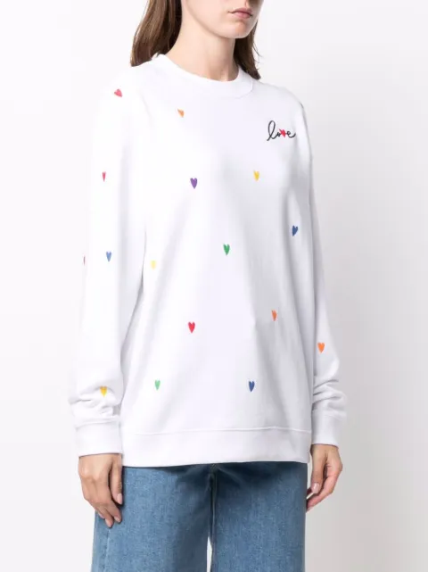 kate spade pearl heart sweatshirt