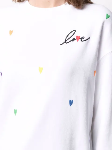 kate spade pearl heart sweatshirt