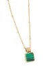 Nialaya Jewelry Colar com pingente quadrado mini