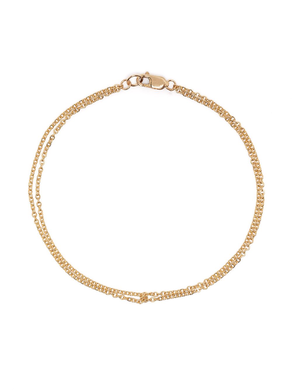 

Petite Grand pulsera de cadena Twist - Dorado