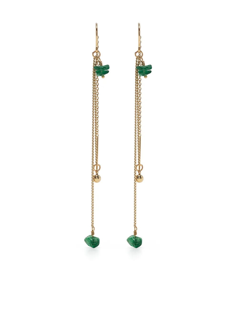 

Petite Grand Marabel chain earrings - Gold