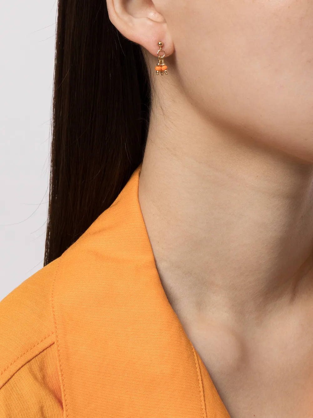 Image 2 of Petite Grand Primrose bead earrings